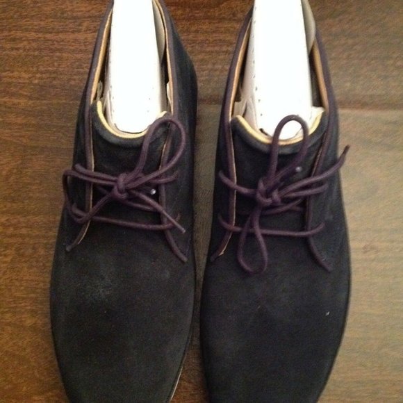 UGG Men's Cali Navy Suede Chukka Boots 12M - New in Box - Picture 1 of 8